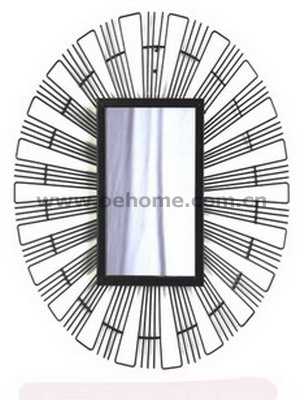 8332 High quality starburst metal mirror, salon mirror